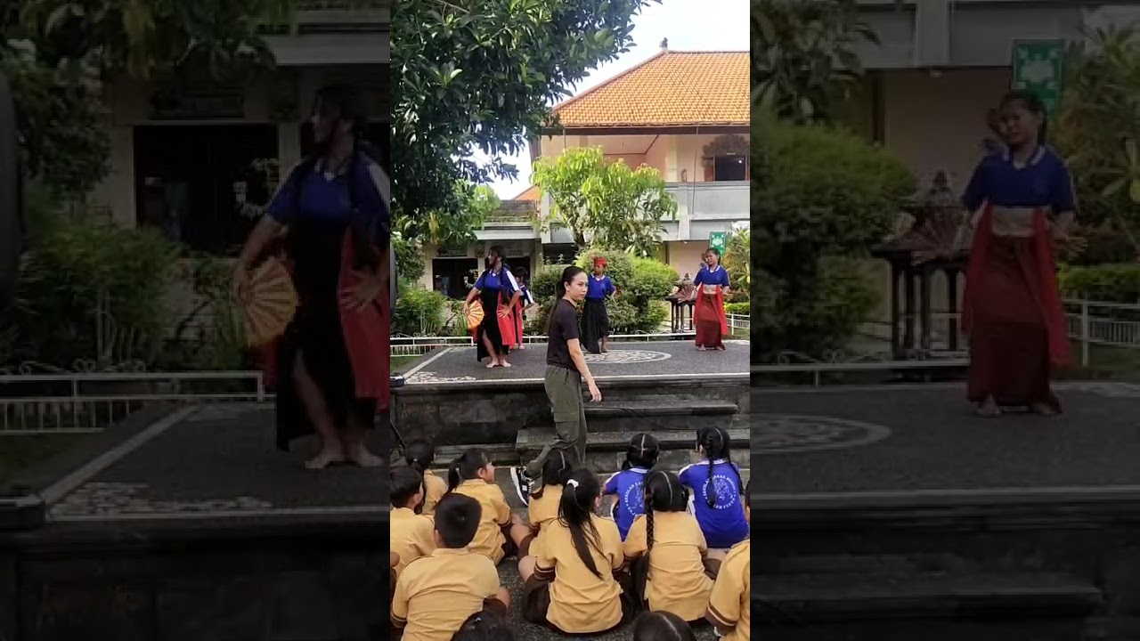 Cindy nari sama teman kls 3c