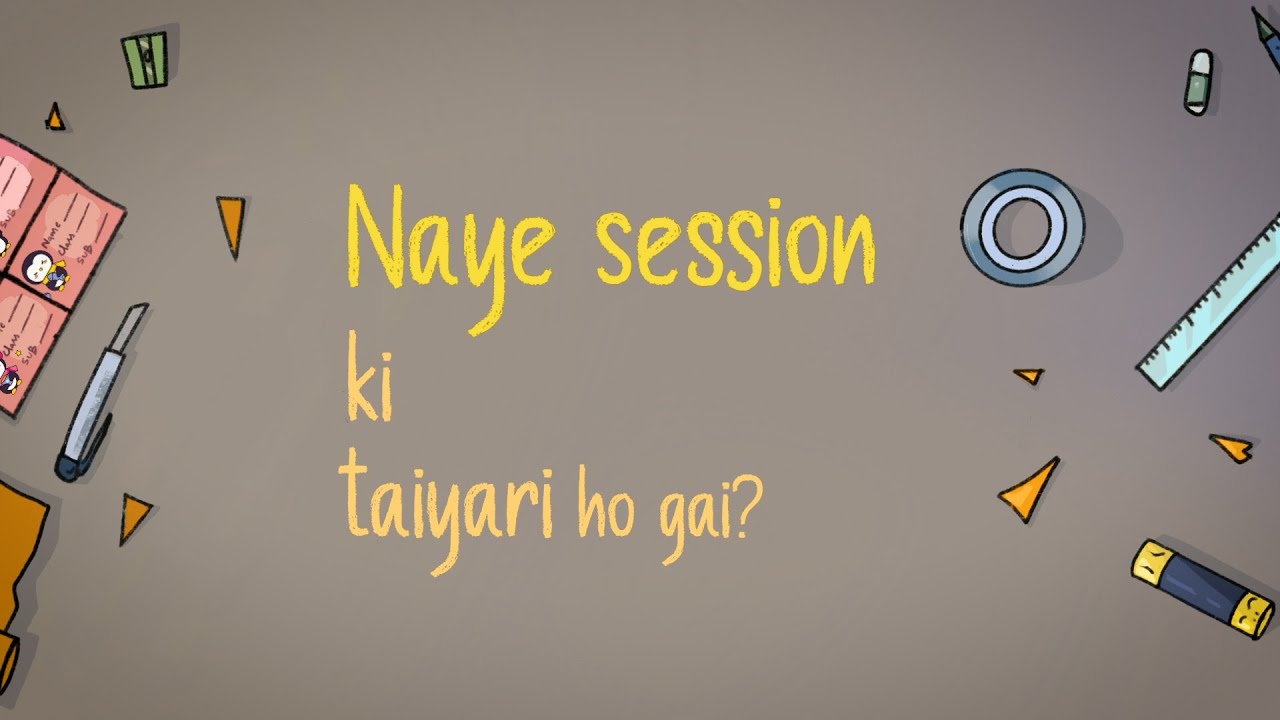 New Session Ki Taiyari | Back To School | Childhood Memories | Animation Film | Cartoon | Nostalgia