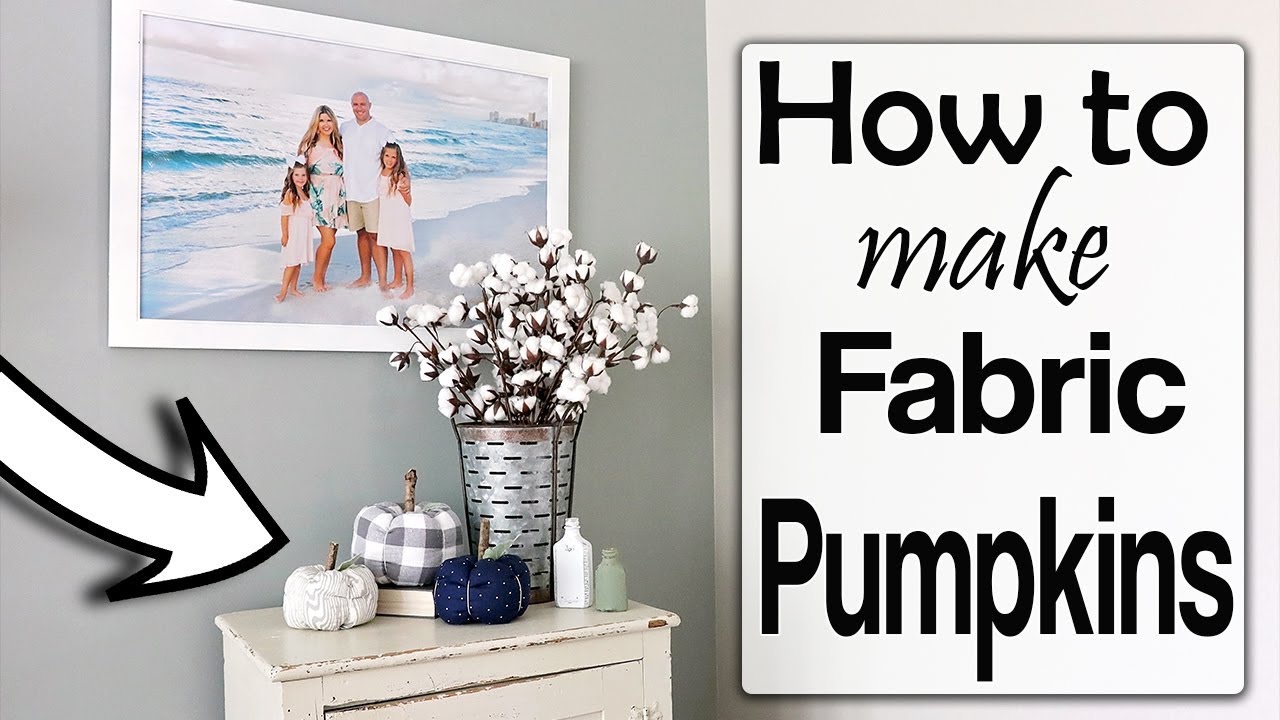 How to Make a Fabric Pumpkin the Easy Way - DIY Fall Decor