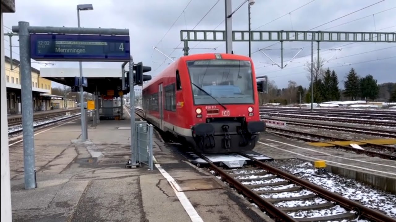 Mit der Br 650  als RB 53 Von Wangen Allg&auml;u nach Aulendorf