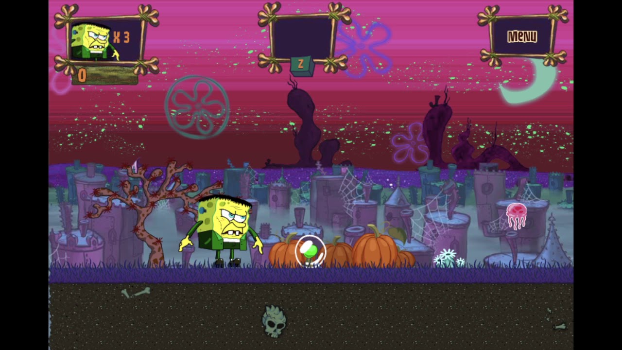 Gameplay Music - SpongeBob Halloween Horror/FrankenBob's Quest Parts 1 and 2