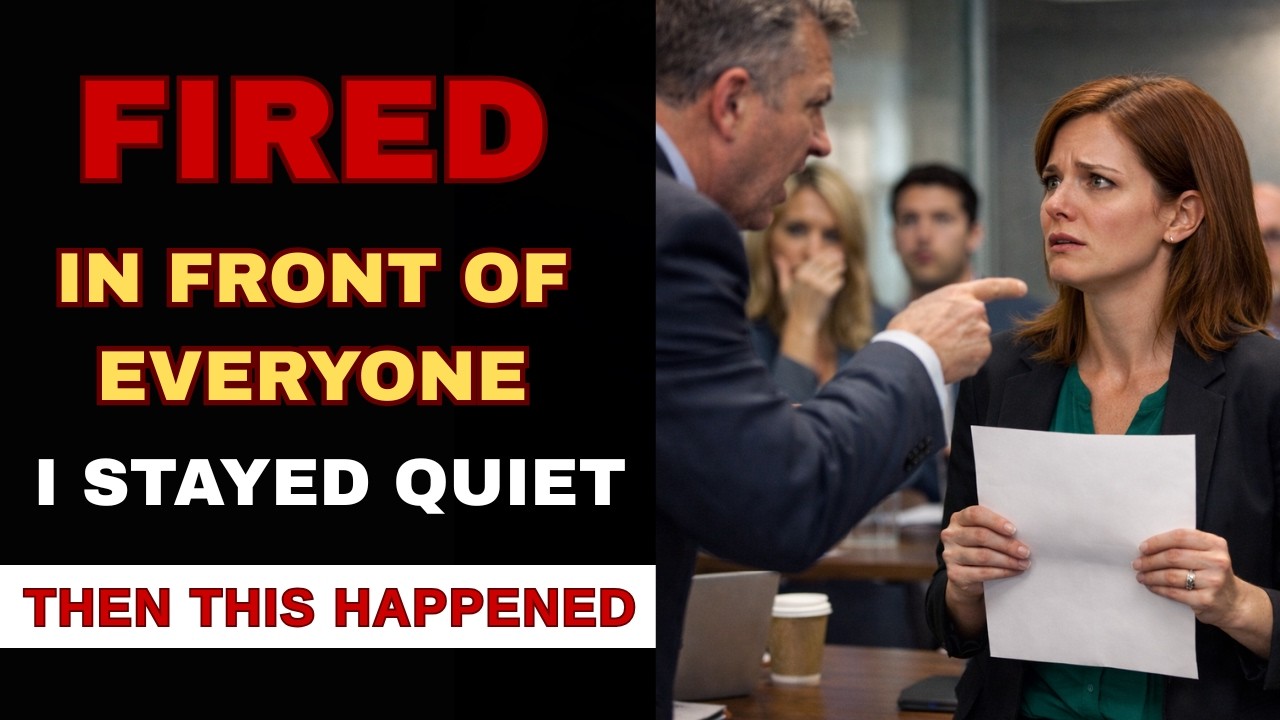 I Was Fired in Front of My Entire Team — Then Everything Changed