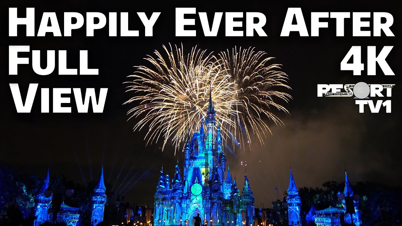 Happily Ever After 2021 - Full View - Highest Quality 4K UHD - Magic Kingdom - Walt Disney World