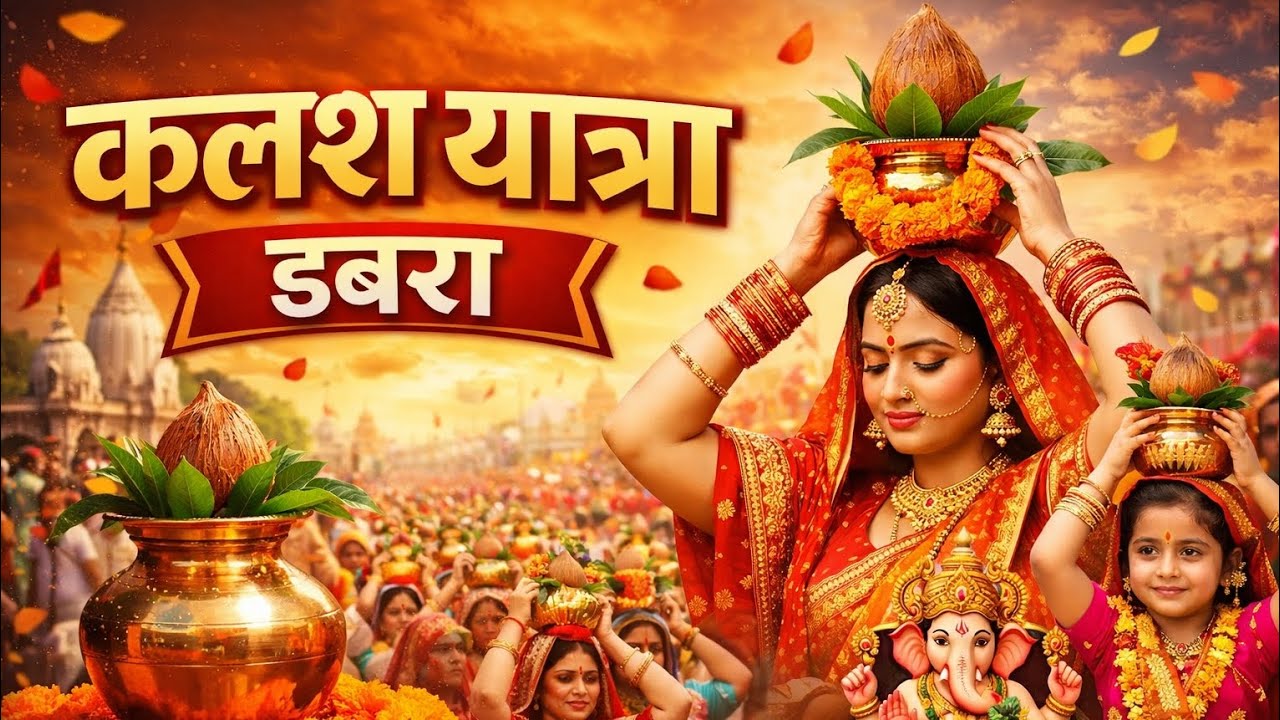 इतनी भव्य कलश यात्रा कभी नहीं देखी होगी 😱 डबरा नवग्रह मंदिर | Navgrah Kalash Yatra Dabra