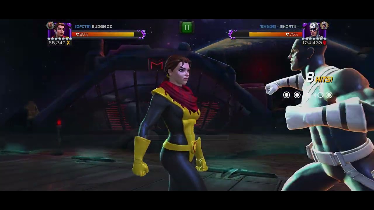 Kitty Pryde vs some Bullseye mini on a conflict or hazard shift thing 