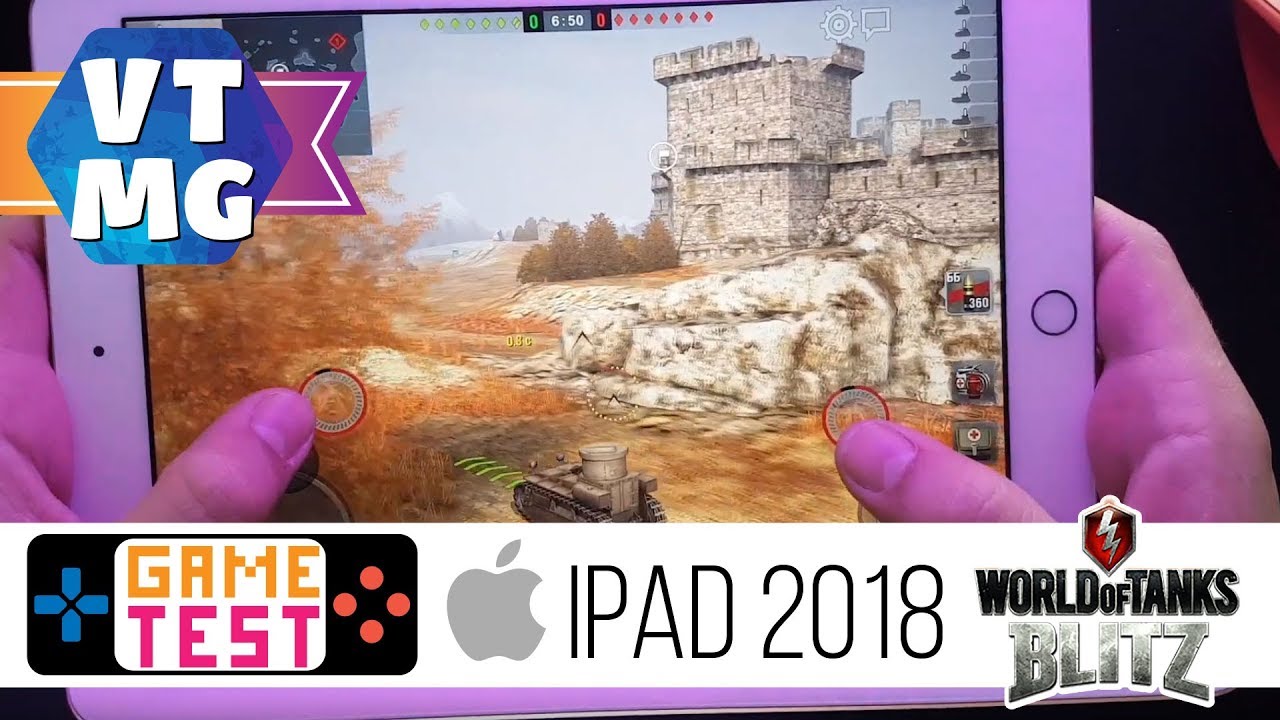WOT Blitz на iPad 2018 Тест Игры
