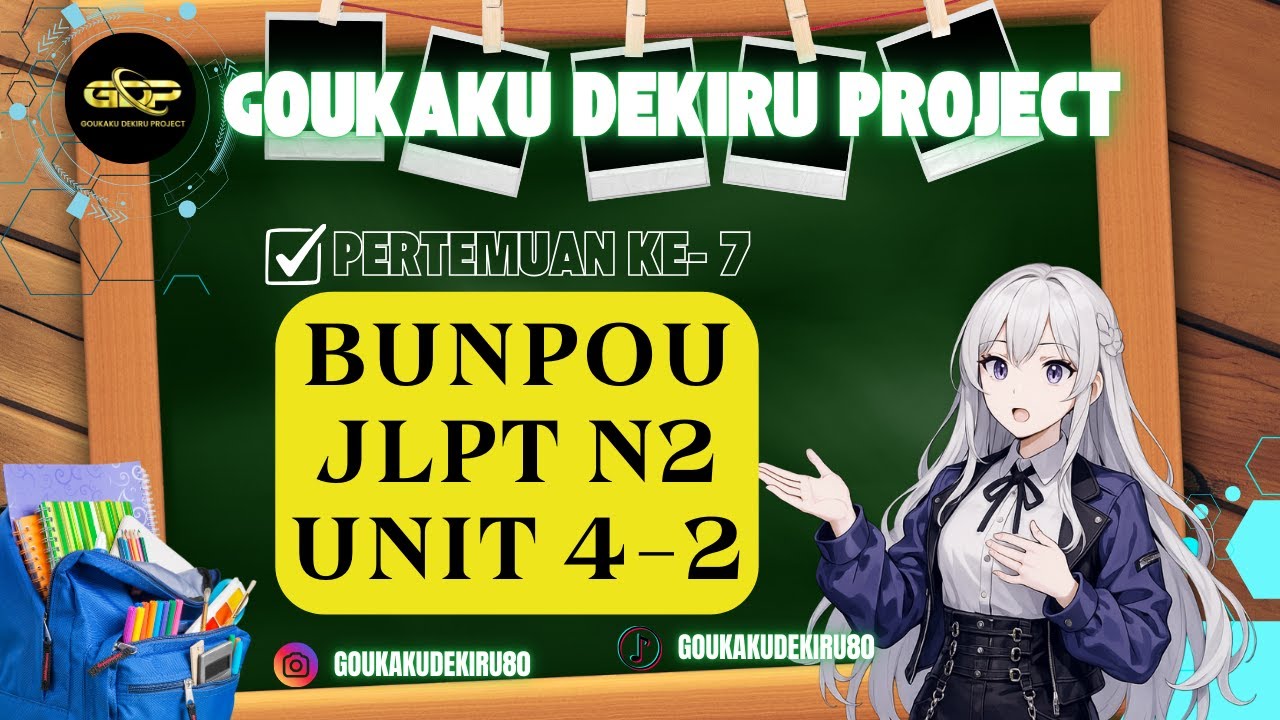 JLPT N2 BUNPOU UNIT 4-2