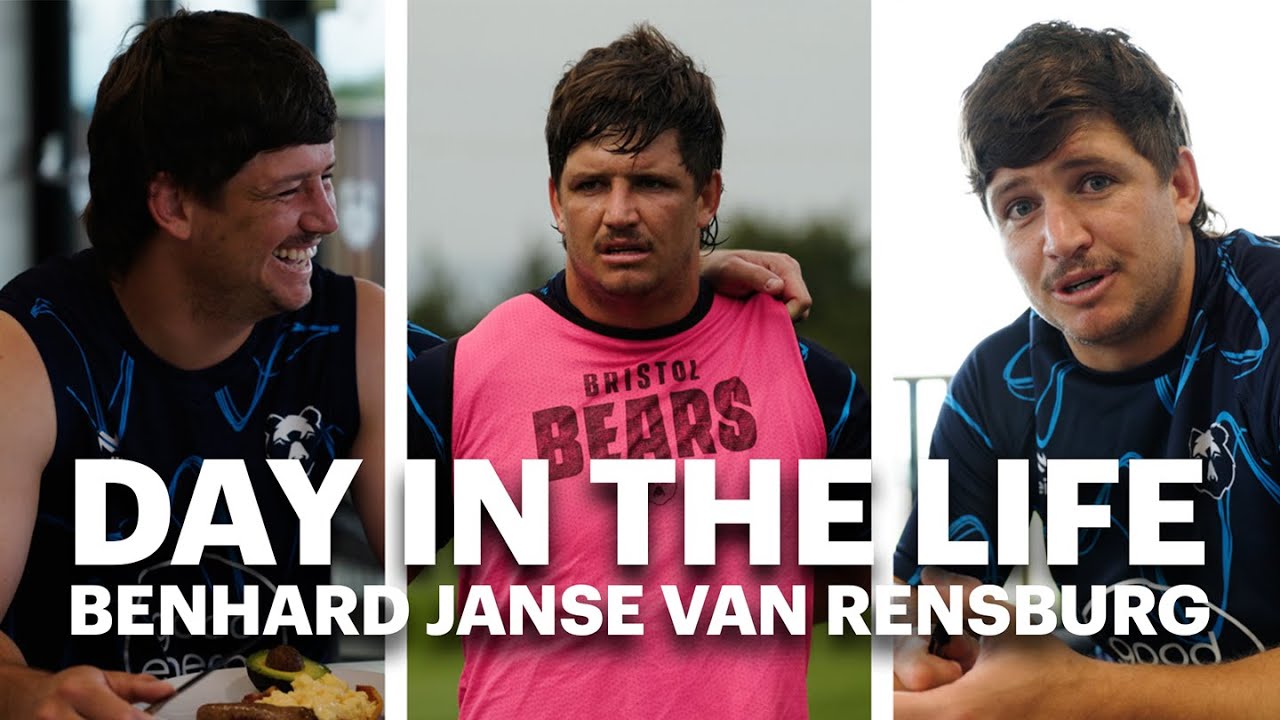 A DAY IN THE LIFE OF BENHARD JANSE VAN RENSBURG! | Exclusive look into life as a rugby player 🏉