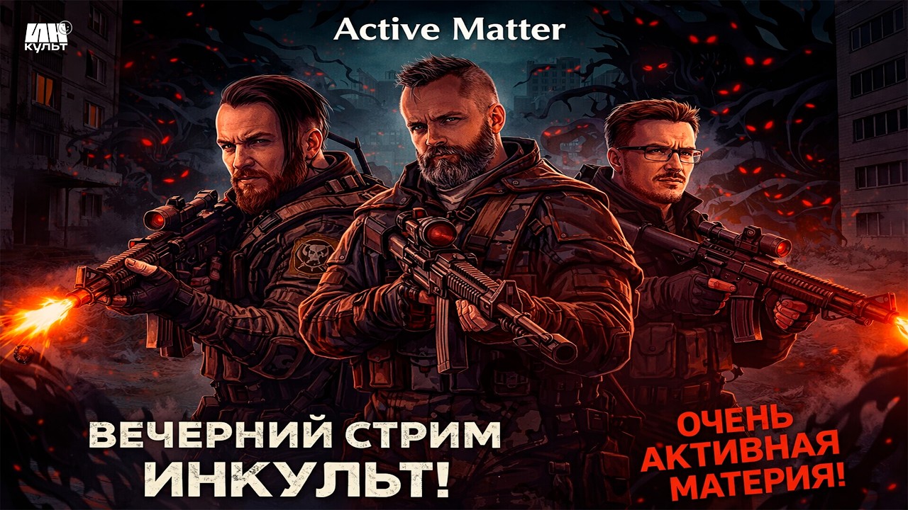 Active Matter — PvPvE рейды с ИНКульт: Смолкин, Казунов и Коля! 🚀🔥