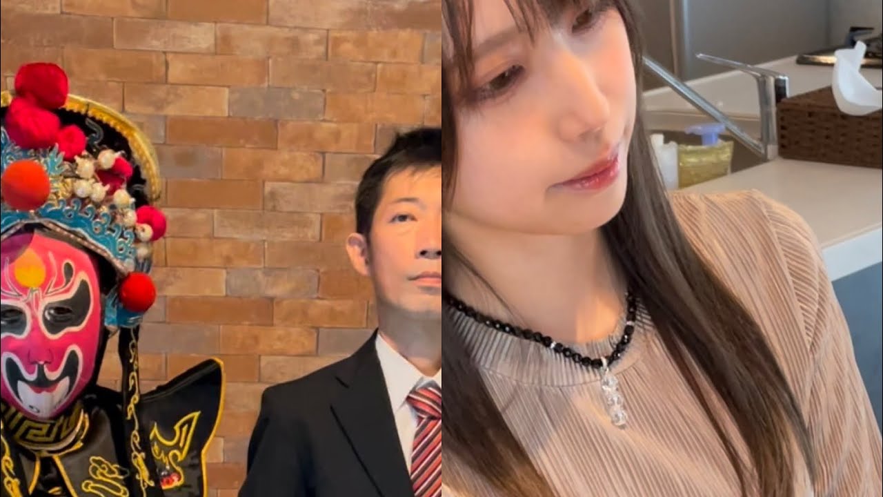 【後編】謎之変面師マジック＆変面早変え❗️桐嶋しずくコラボ❤️カムレイド東京うっちゃんも全力参戦✊013