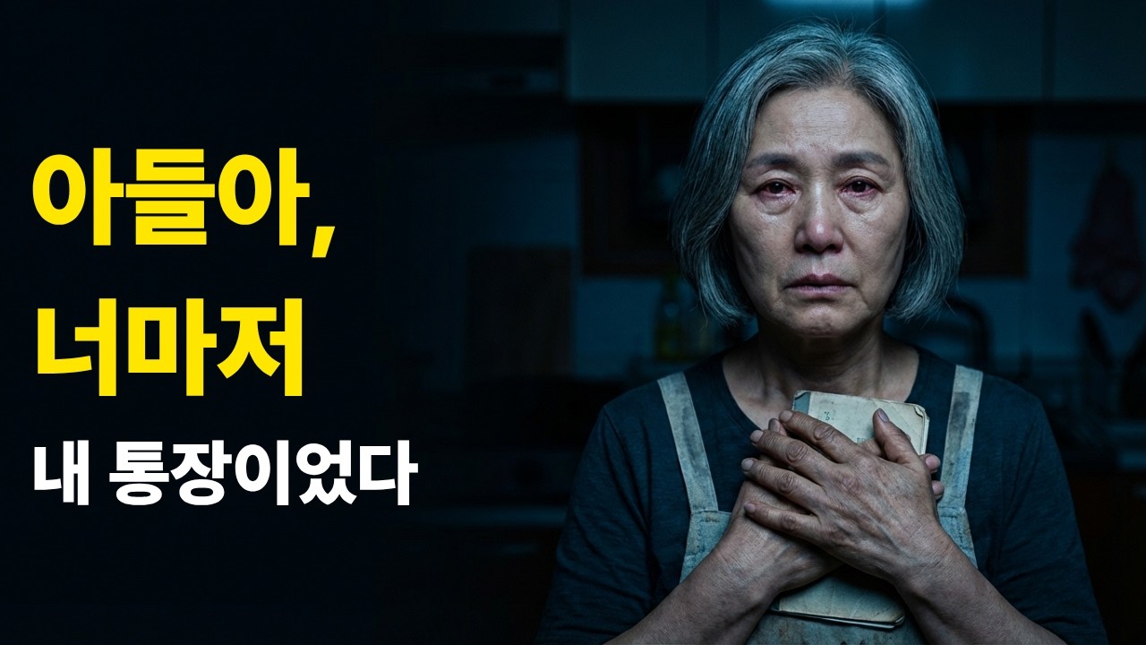 평생 아들 하나만 바라봤는데, 그 아이가 아버지와 짜고 제 통장을 비워갔습니다