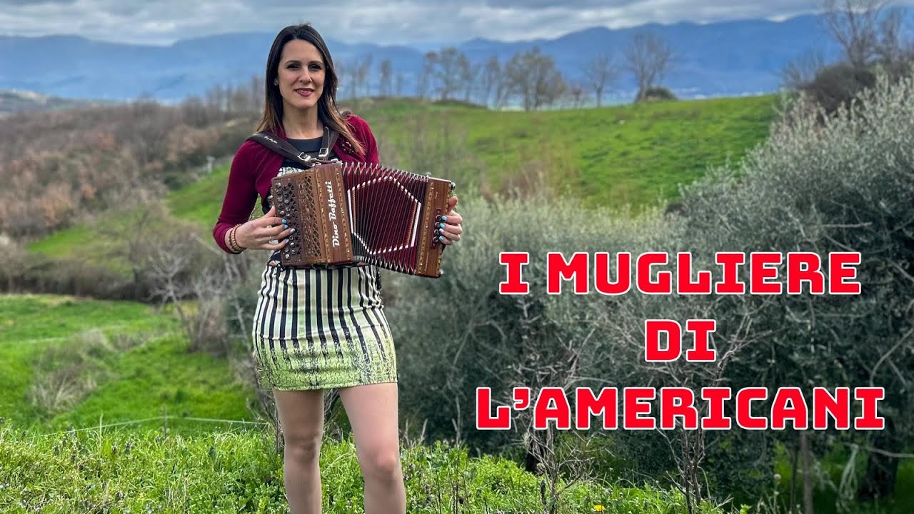 I mugliere di l’americani di Nicola Colombo eseguita da Maria Vita #folk #musica #organetto
