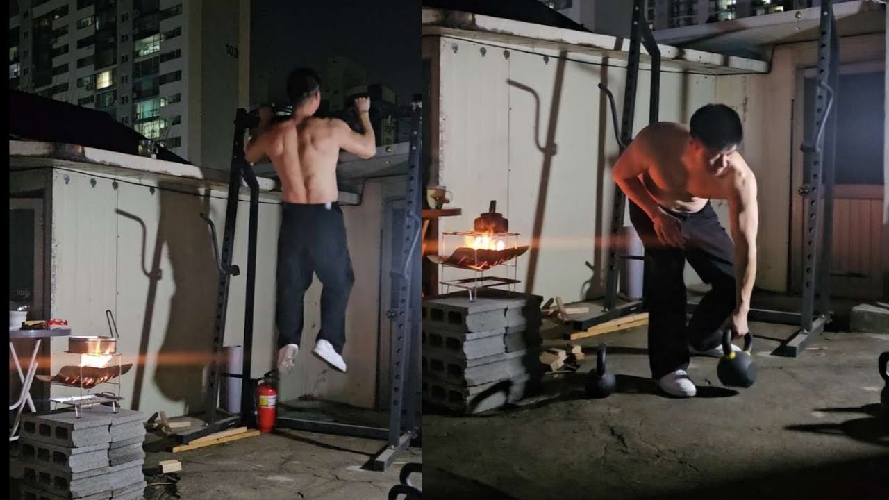 즐거울수 있는 운동 루틴 식단#맨몸운동 #오운완 