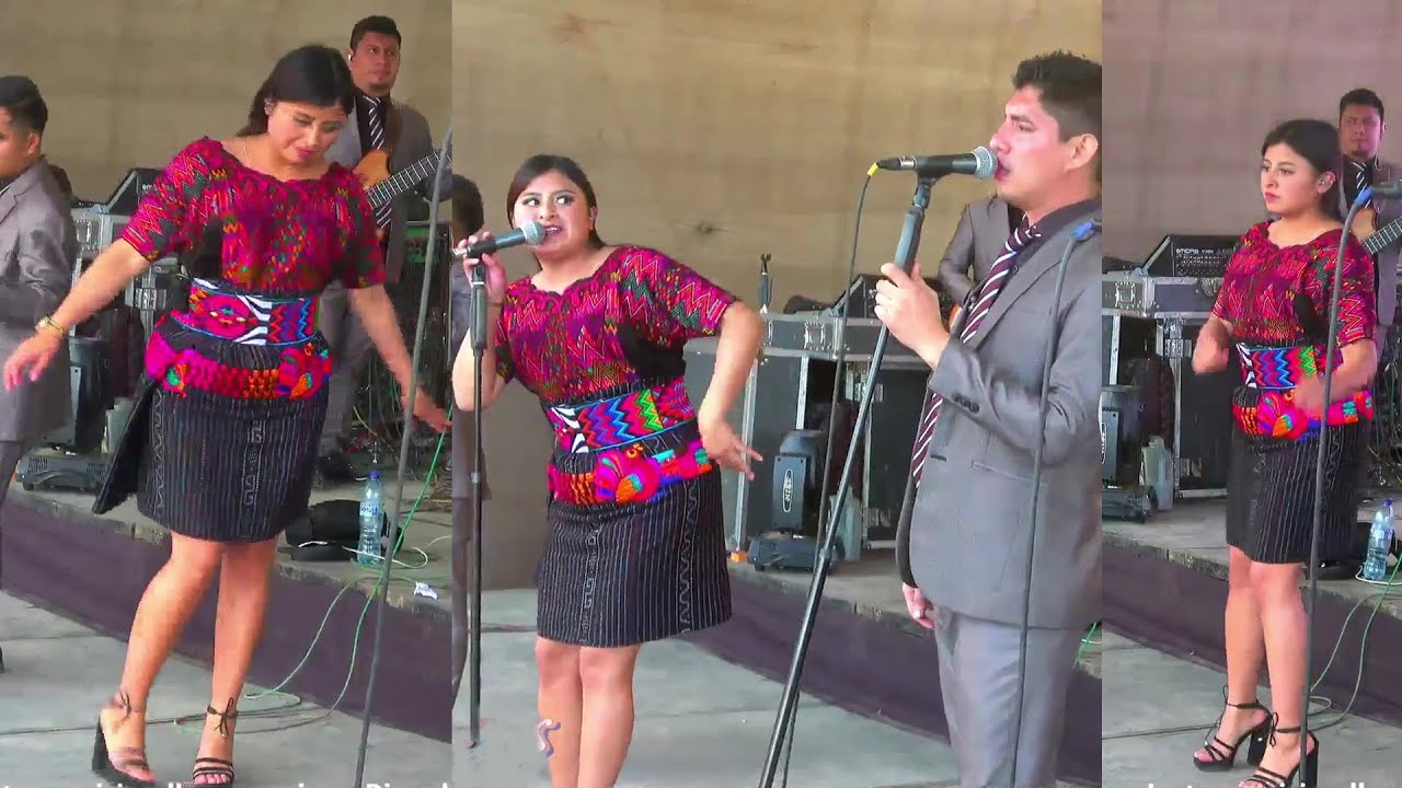 Los Francos Con Lucy Saquic De Corte - En  Chucalibal 1RO Chichicastenango 19 De Febrero 2024