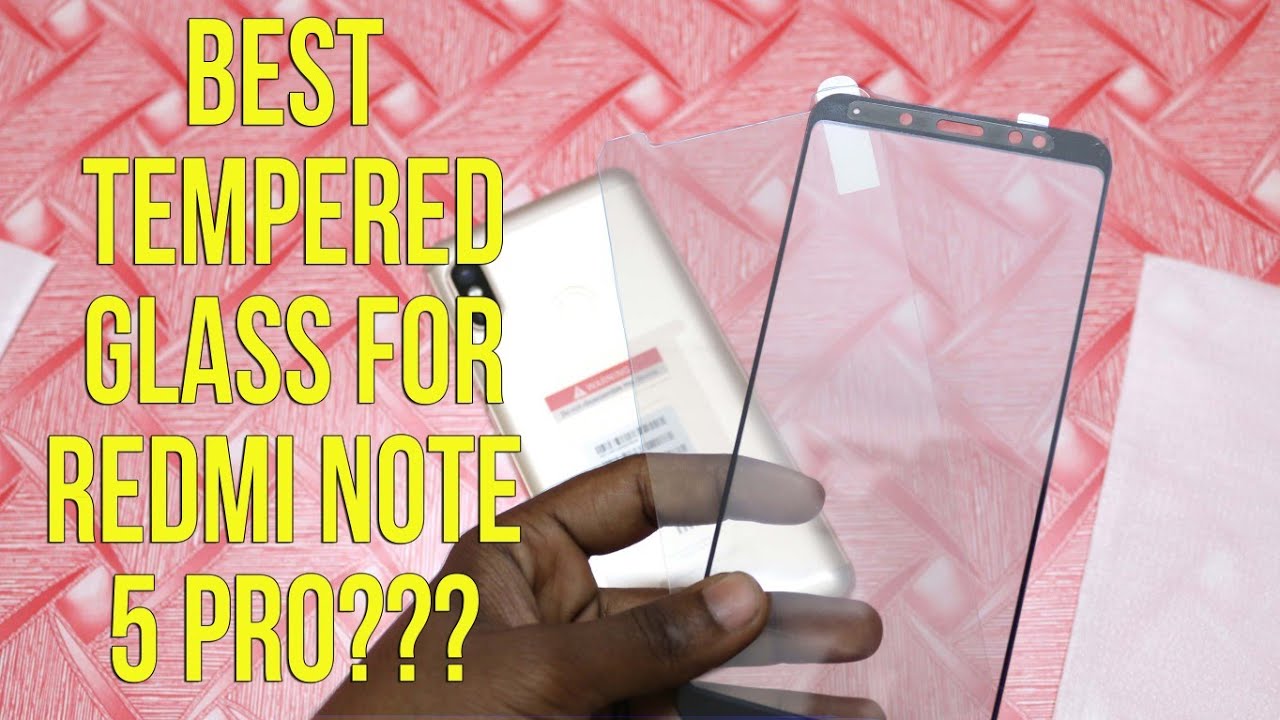 Redmi Note 5 Pro Full Body Tempered Glass & Normal Tempered Glass