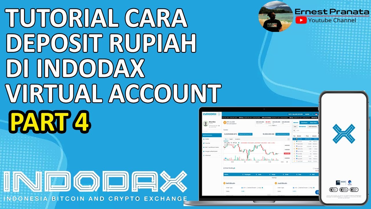 TUTORIAL CARA DEPOSIT / SETOR RUPIAH DI INDODAX DENGAN VIRTUAL ACCOUNT| INDODAX SERIES PART 4