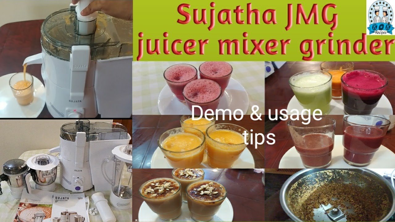 demo with sujatha power matic plus juicer mixer grinder