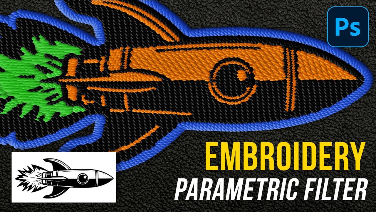 Photoshop: The Parametric EMBROIDERY Filter!