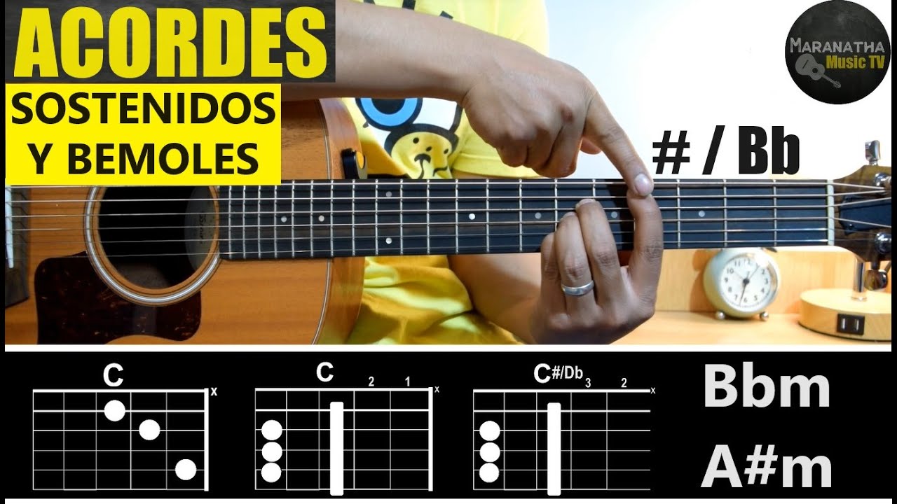 ACORDES SOSTENIDOS Y BEMOLES EN GUITARRA || TUTORIAL EXPLICADO | PARA QUE SIRVE EL CAPOTRASTE