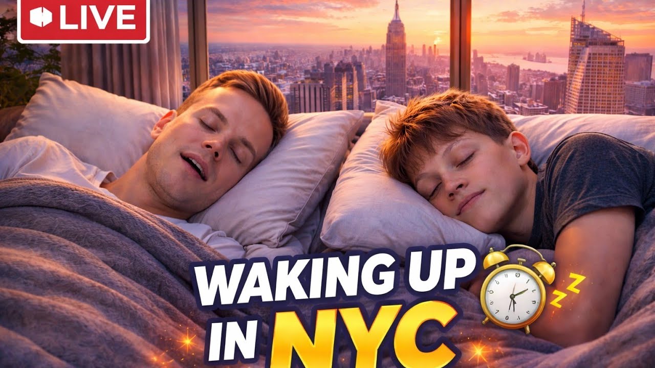 We’re Sleeping LIVE in NYC… Watch the Sunrise Over Manhattan
