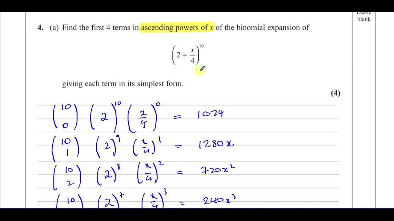 [11] [P1 CAIE] C12, (IAL), WMA01/01, Jan 2014, Q4, Binomial Expansion, Approximation