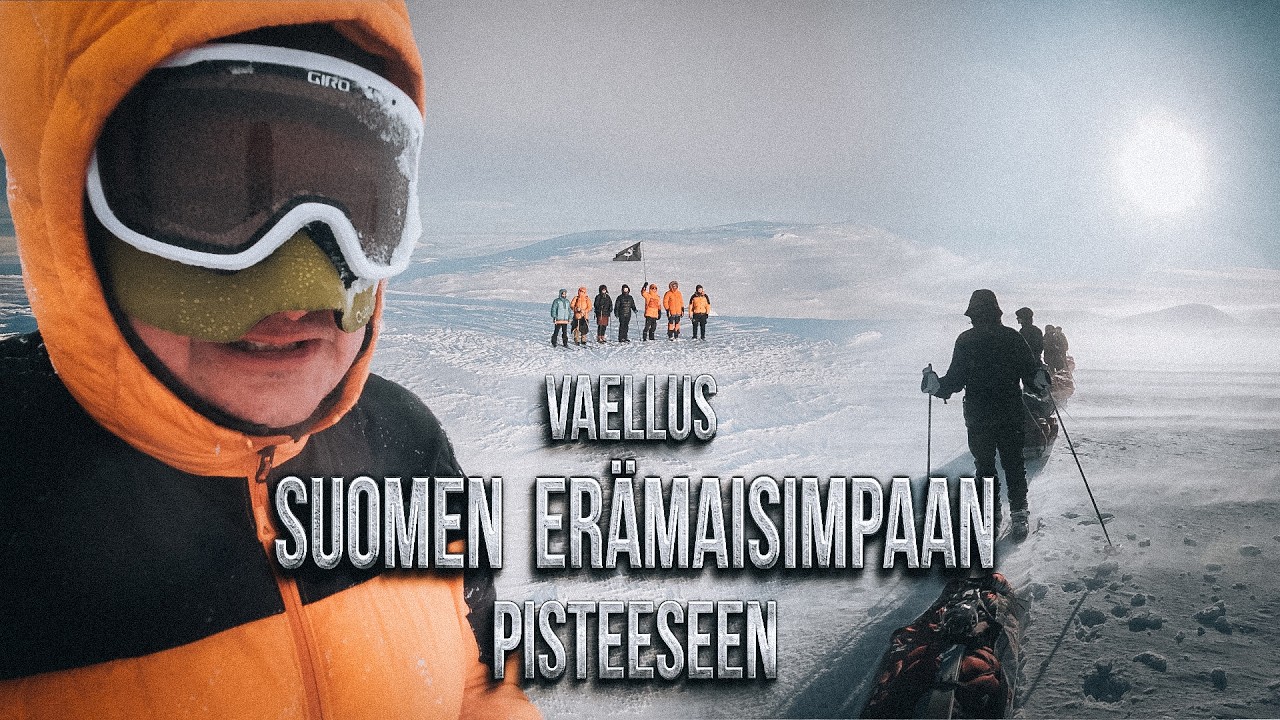 Vaellus Suomen Er&auml;maisimpaan Pisteeseen | 120km K&auml;sivarren Er&auml;maassa | Hiihtovaellus Lapissa