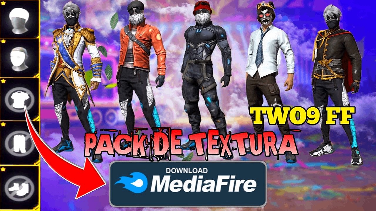🔥 SUPER PACK DE TEXTURA FREE FIRE 2026 (SEM LAG + ANTI BAN) 🤯 TWO9 FF  | TEXTURA FF
