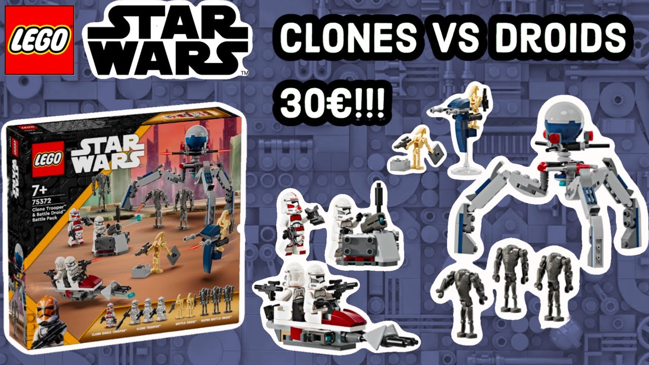 LEGO STAR WARS 2024 CLONES Y DROIDES BATTLEPACK IMÁGENES FILTRADAS (INCREIBLE)