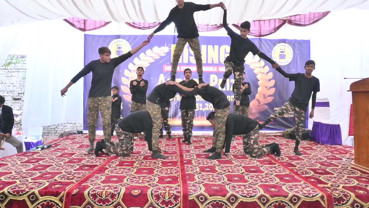 National Song Performance || Army Tablo on Annual Prize Distribution Ceremony || دل کی ہمت وطن نغمہ