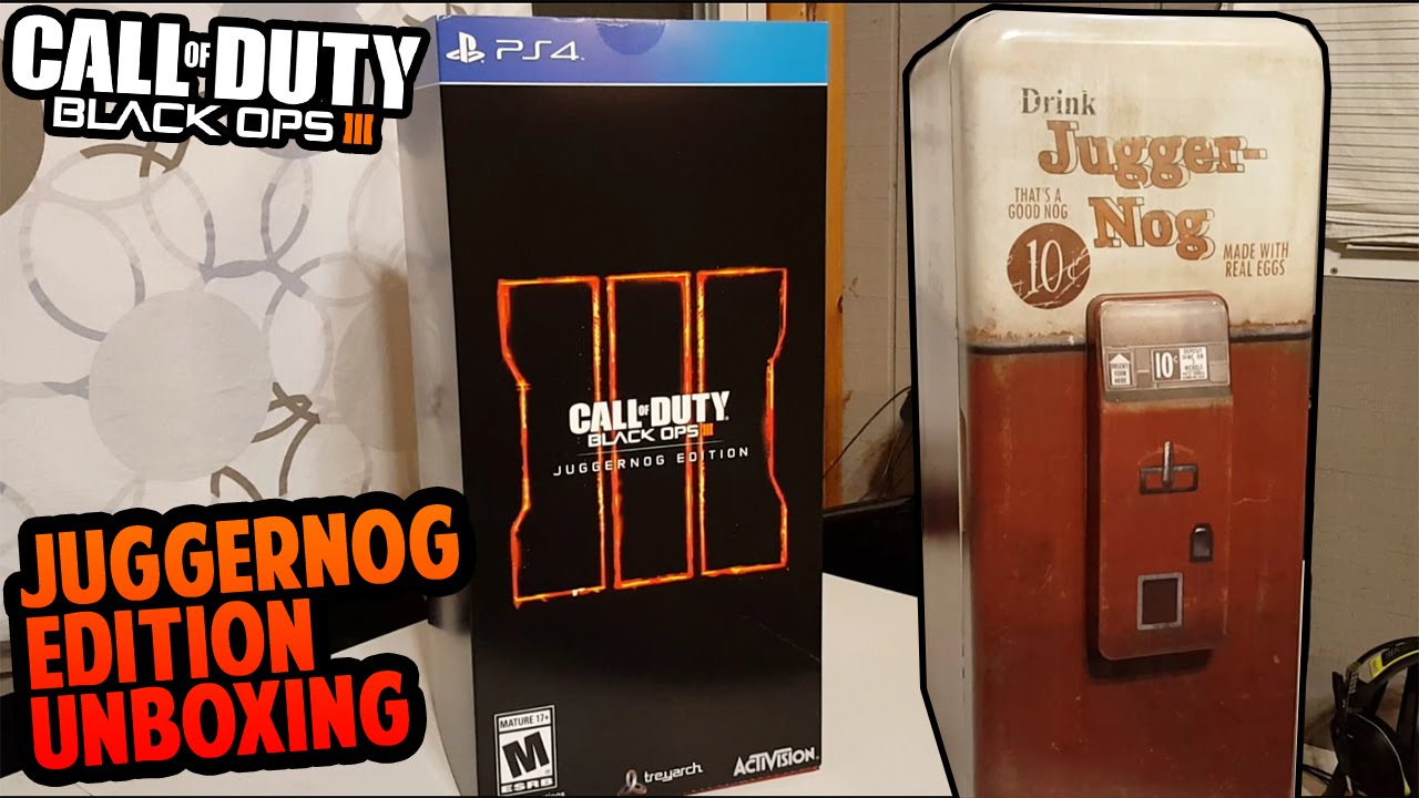 Black Ops 3 Juggernog Edition Unboxing! -  & BO3 Controller Unboxing!