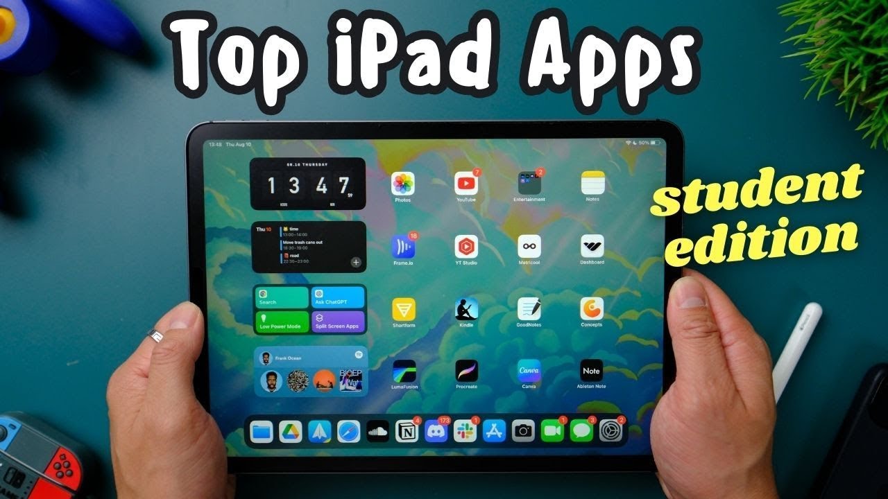Необходимые приложения для iPad для студентов в 2024 году (для ведения заметок и повышения произв...
