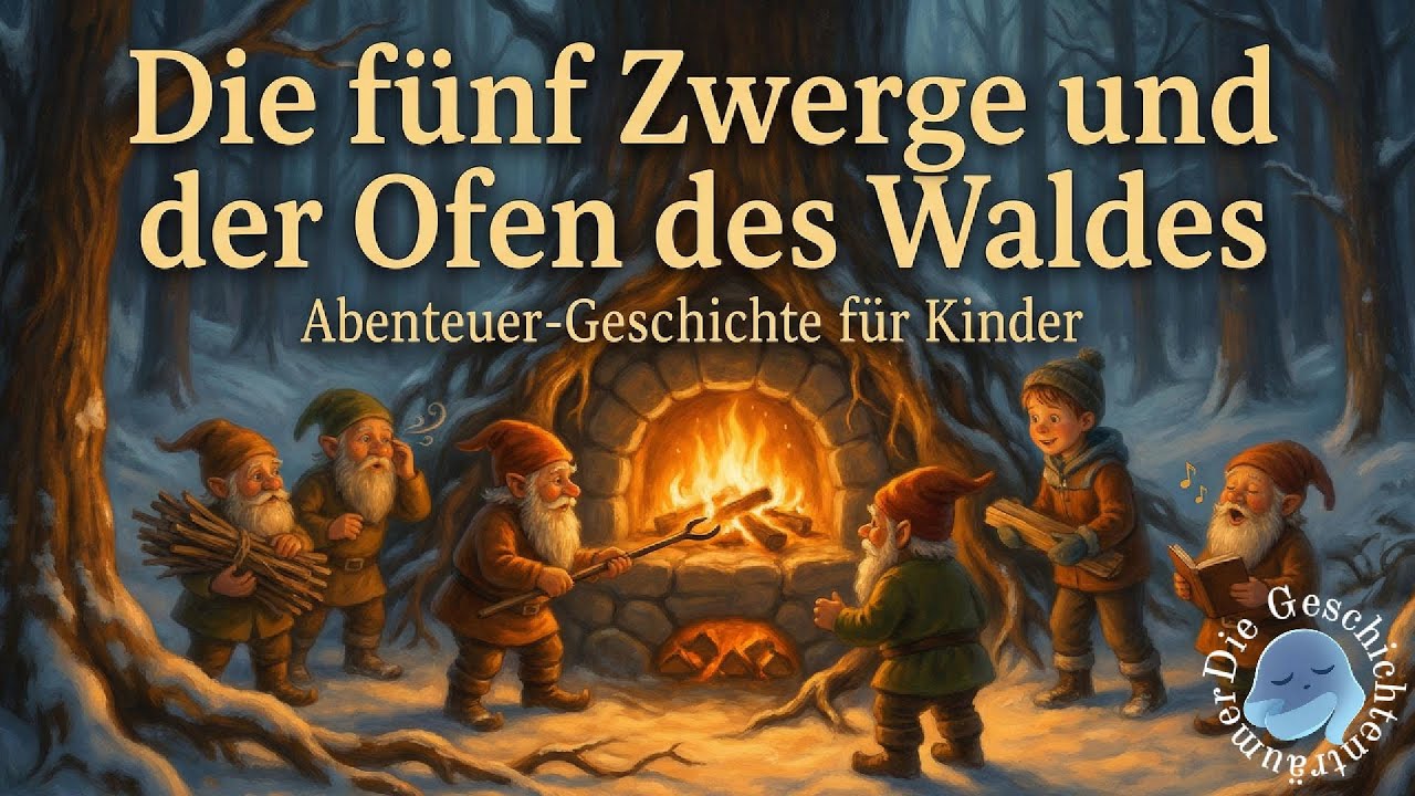 Die fünf Zwerge und der Ofen des Waldes – Winterabenteuer für Kinder