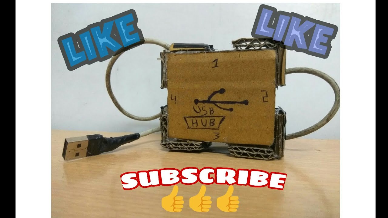 How to make cheap (4PORT) usb hub at home || HE-THE MAKER