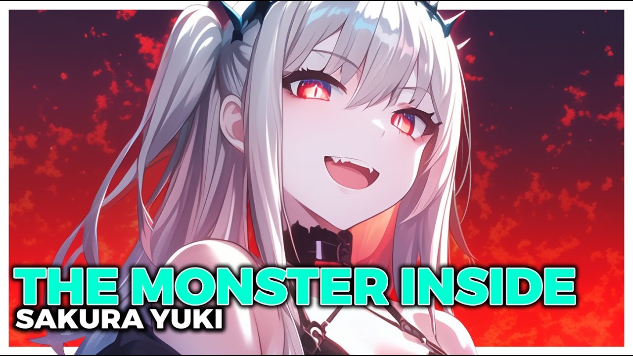 [Nightcore] Monster Inside (Dark • Female Vocals) [Lyrics]