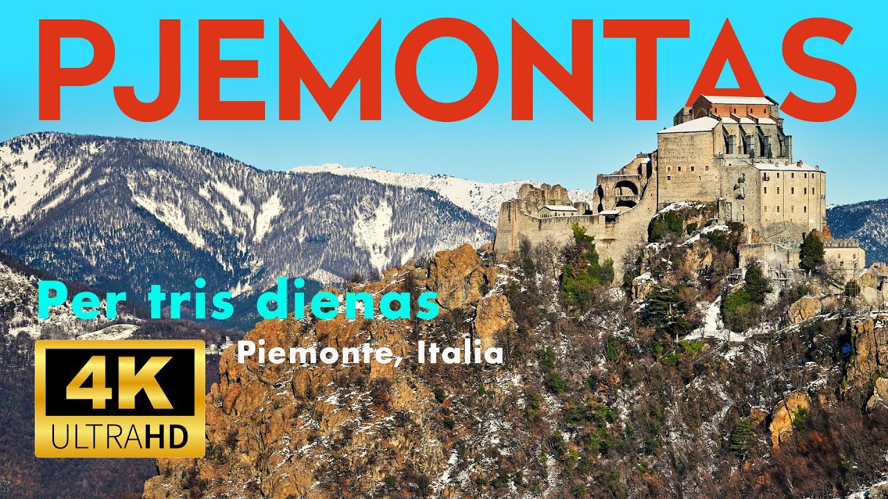 🇮🇹 Pjemontas - Pilys, Sniegas ir Kalnų Miesteliai #piedmont #italy #italia #mountains #castle