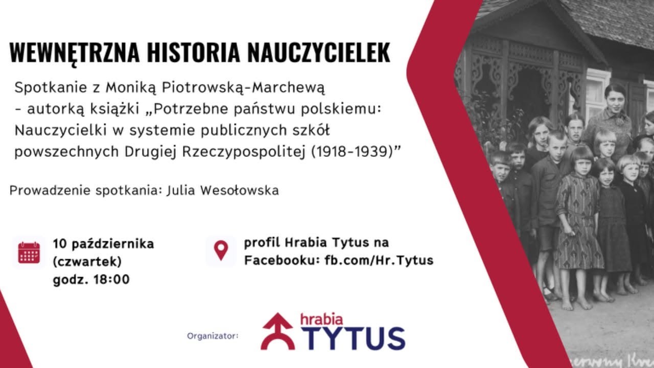 Wewnętrzna historia nauczycielek. Spotkanie z Moniką Piotrowską Marchewą