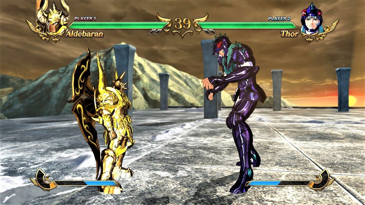 Taurus Aldebaran God Cloth vs Phecda Thor (Hardest AI) - Saint Seiya: Soldiers' Soul