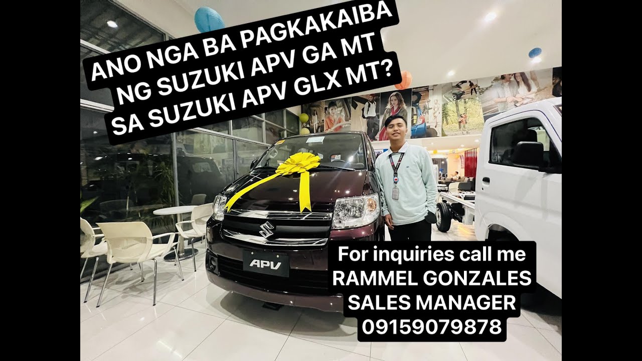 Ano nga ba pag kakaiba ng SUZUKI APV GA MT SA SUZUKI APV GLX 2024 MODEL. #suzukiphilippines #apv2024