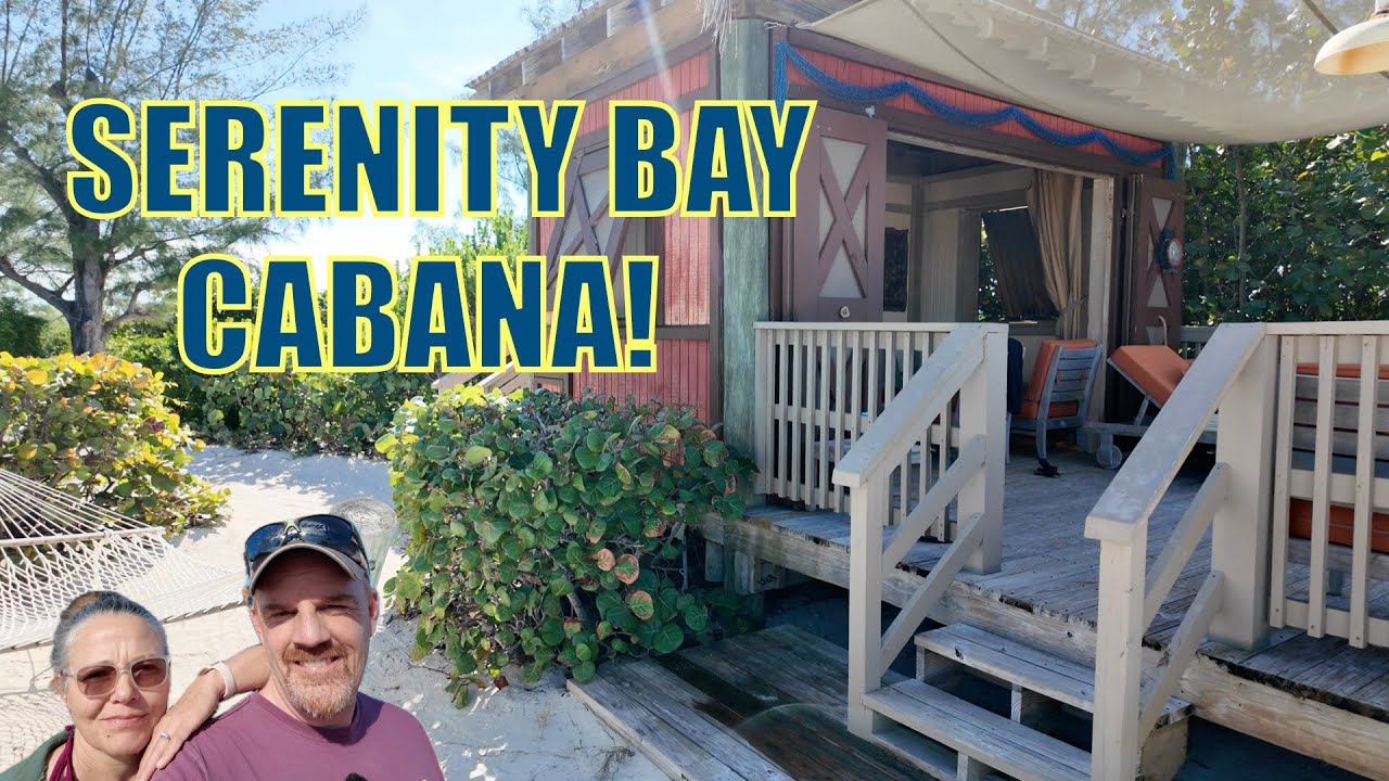 Private CABANA on Serenity Bay! | Castaway Cay on the Disney Wish!