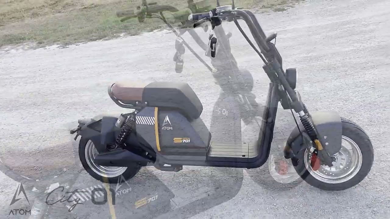 Essai du City 01,  scooter électrique chez Atom Motors