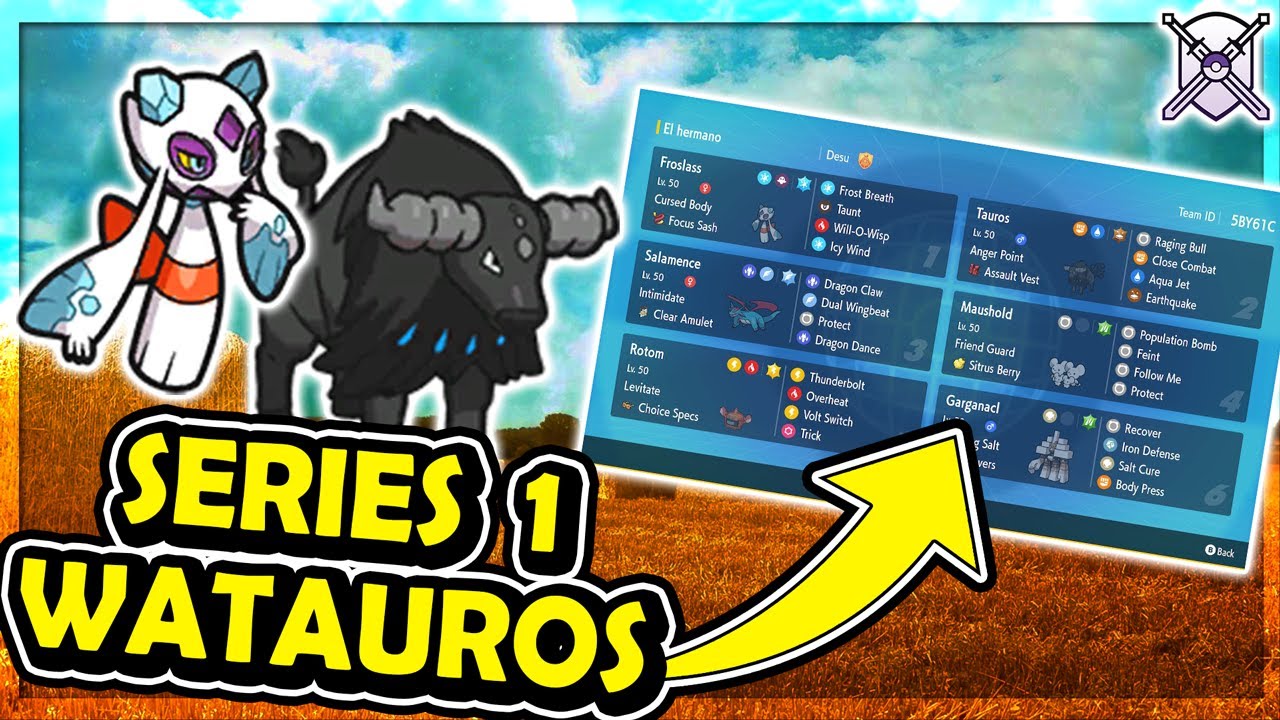 SERIES 1 PALDEAN WATER TAUROS TEAM | VGC 2023 | Pok&eacute;mon Scarlet & Violet - Pokesports