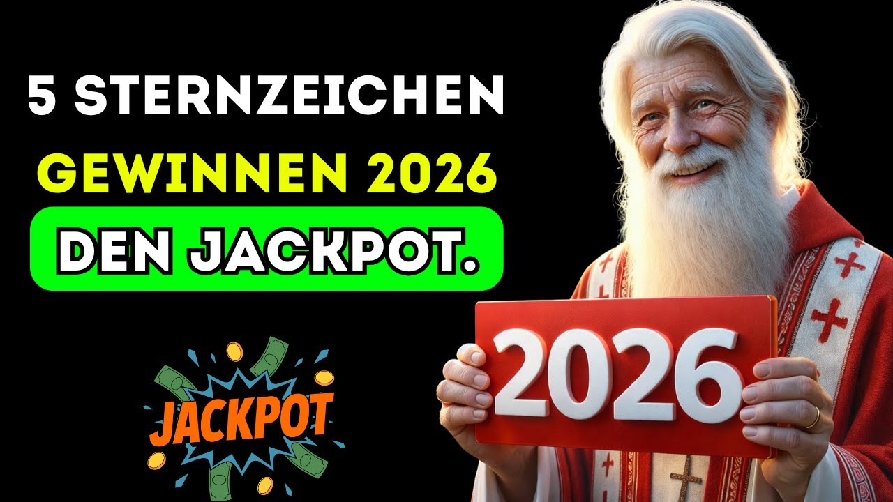 5 Sternzeichen gewinnen 2026 den Jackpot.