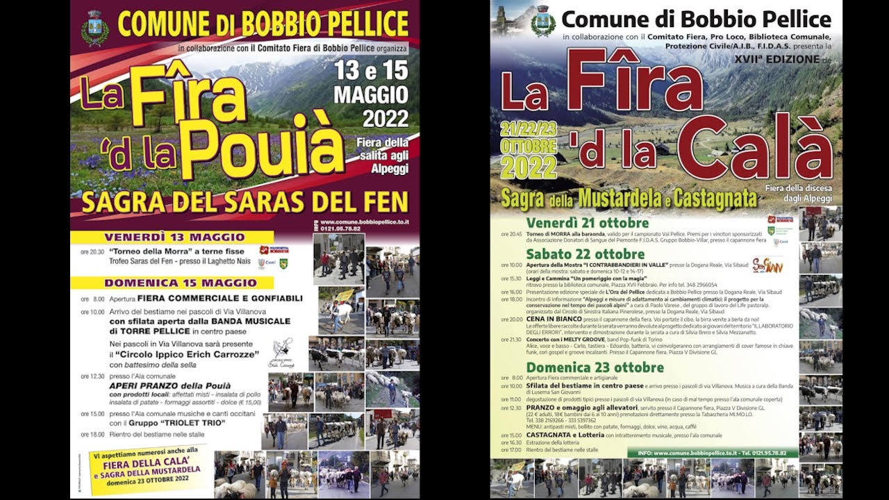 Fiere di Bobbio Pellice 2022