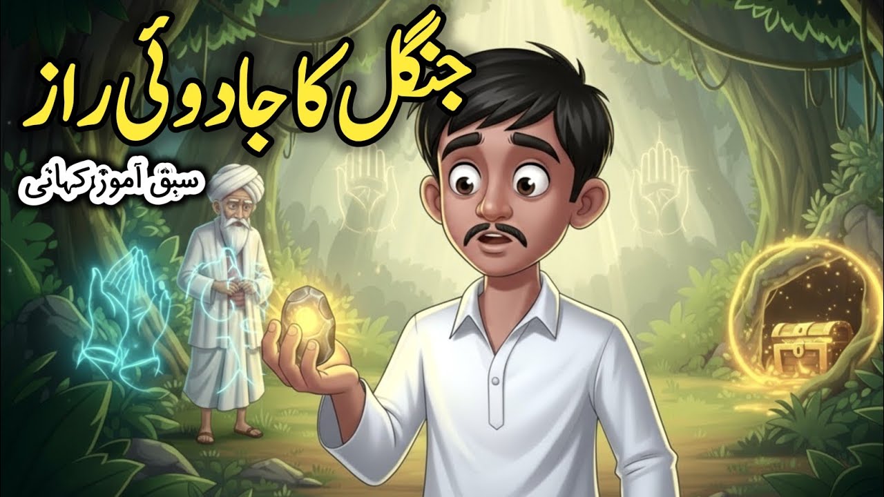 Jungle Ka Baba Or Imaan Ka Khazana | Jadui Patthar Ka Raaz | Moral Story Hindi/Urdu | Qadeem Qisse