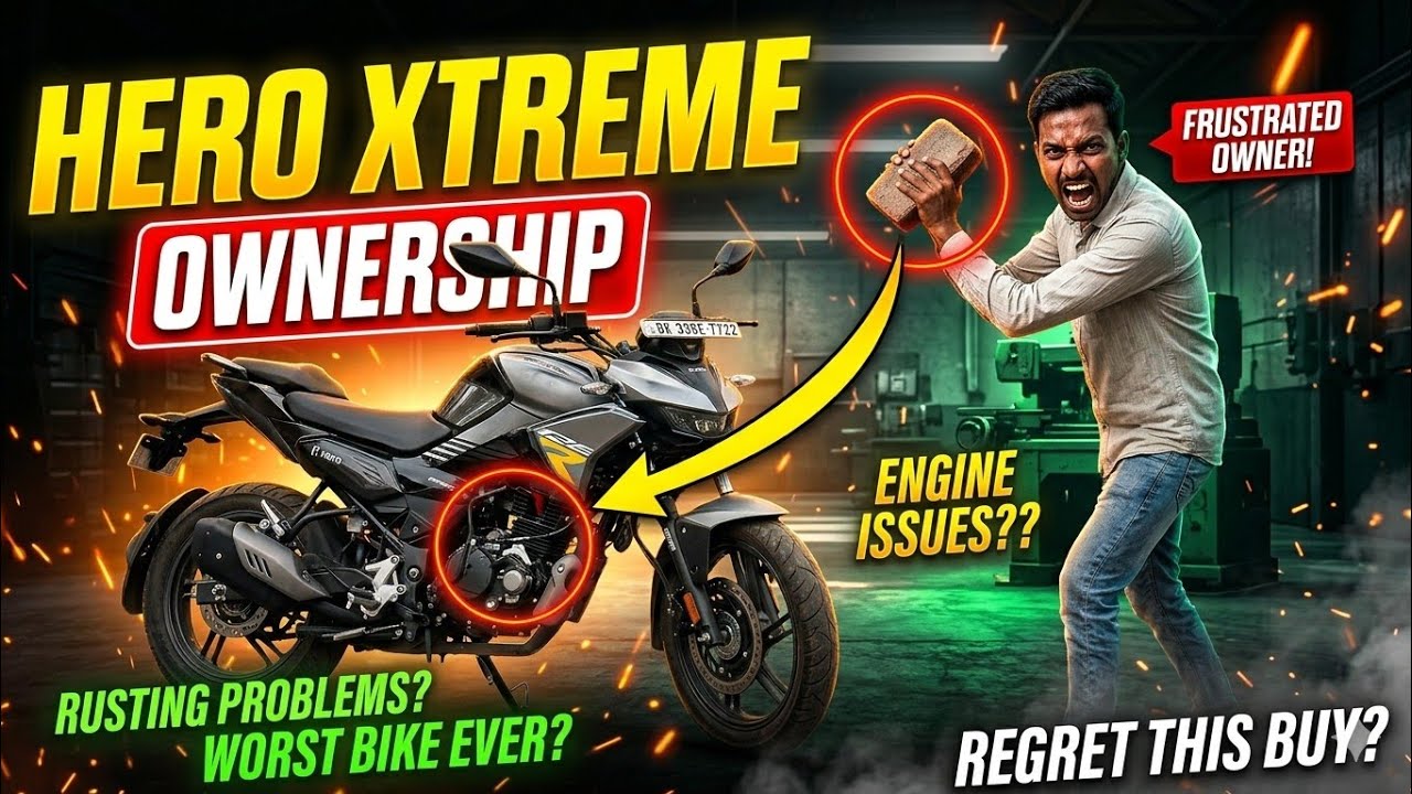 Hero Xtreme 125R (Cruise Control) Ownership 🔥 2500KM Engine Leak & Rusting 😱 Watch Before You Buy