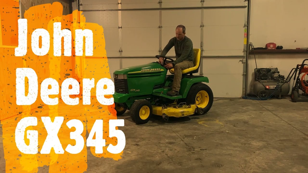 SOLD: John Deere GX345 (54”) Garden Tractor