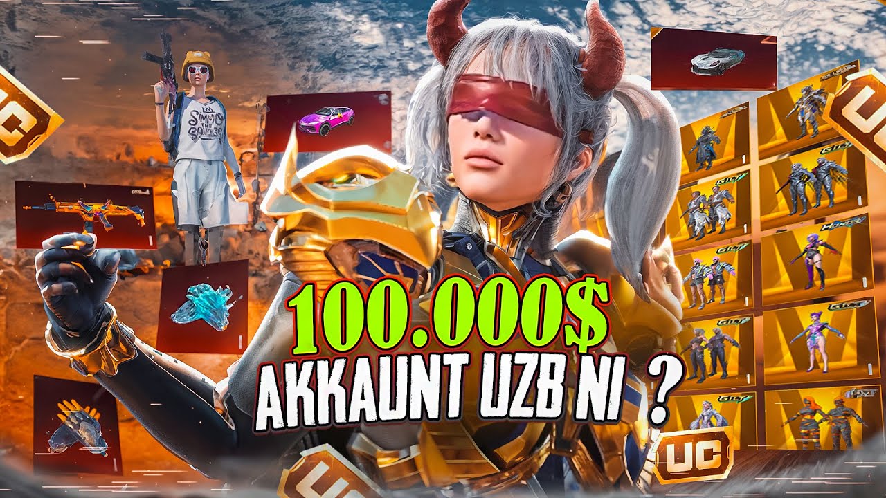 ARABLARDA 100.000 $ AKAUNT OLINDI 😳 ENDI UZB N1? 🤩 PUBG MOBILE #pubg #pubgmobile 