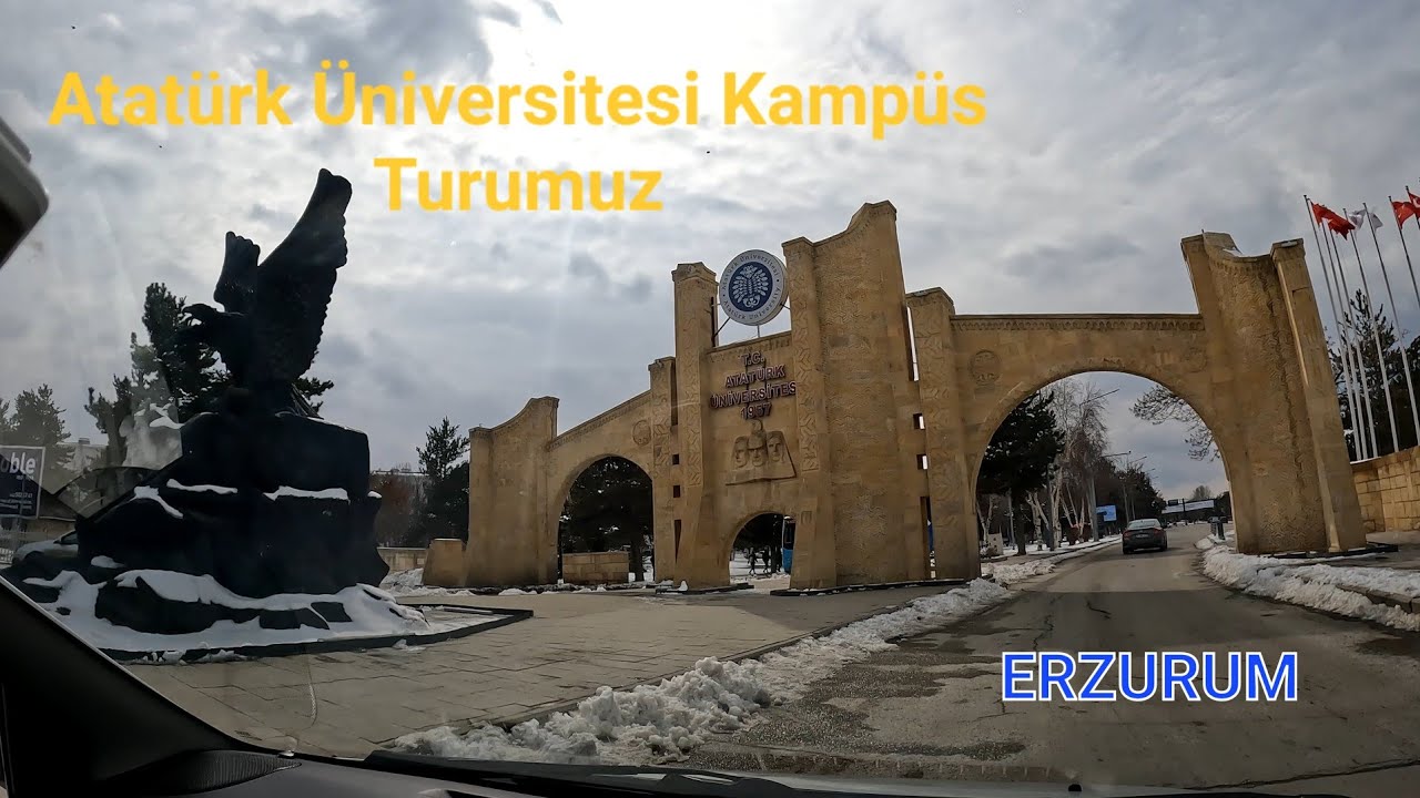 Atatürk Üniversitesi kampüs turu 