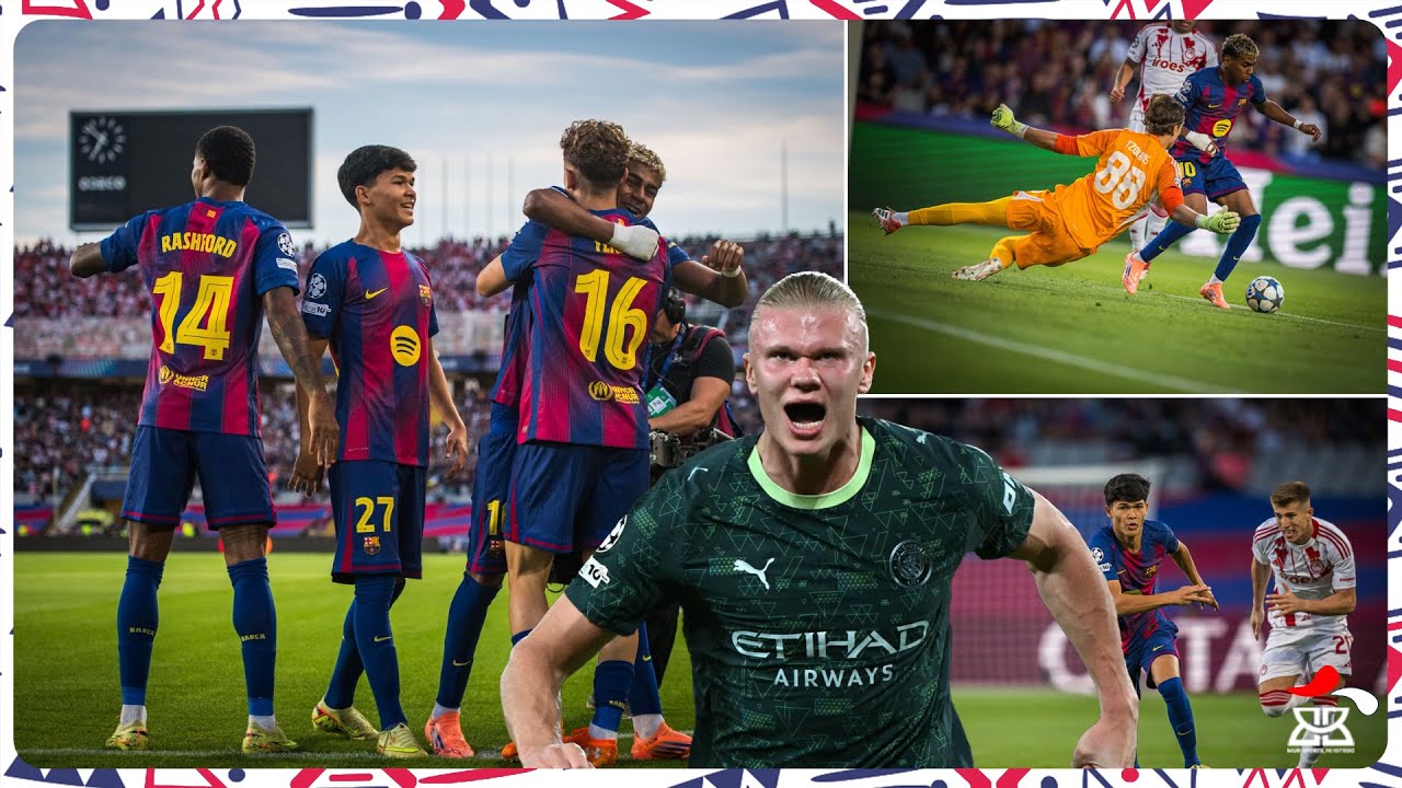 #UCL: RASHFORD AKOMEJE KUVUGISHA BENSHI MURI BARCELONA, MAN CITY YAGARUTSE MU NGAMBA