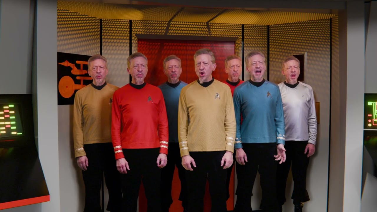 Star Trek (TOS) theme song with lyrics (a cappella arrangement)